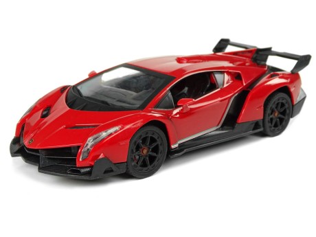 Przejdź do produktu Auto Sportowe R/C 1:24 Lamborghini Veneno Czerwone 2.4 G Światła