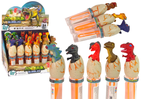 Przejdź do produktu Bańki Mydlane Dinozaury 18 cm Różne Kolory