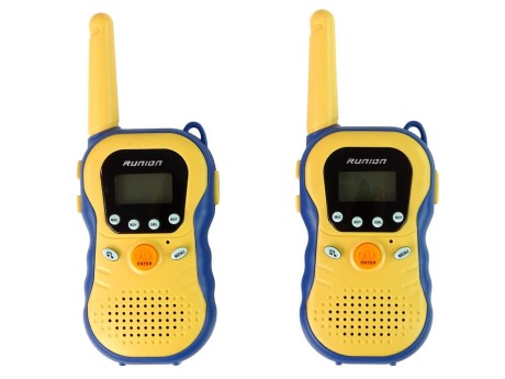 Przejdź do produktu Zestaw Walkie Talkies Krótkofalówki Dla Dzieci Żółte 2 Szt.