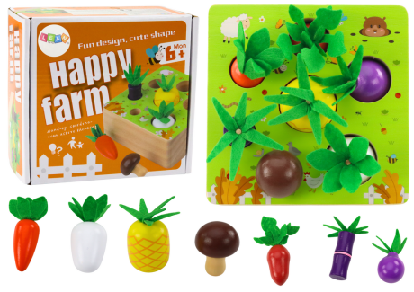 Przejdź do produktu Gra Memory Owoce i Warzywa Drewniana