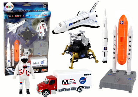 Przejdź do produktu Zestaw Figurek Kosmos Statek Kosmiczny 8 Elementów