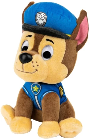 Przejdź do produktu Spin Master Psi Patrol — Pluszowy Chase 15 cm, maskotka w stroju z czapką i odznaką