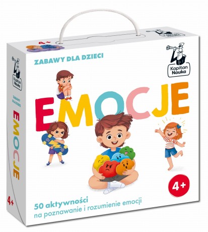 Przejdź do produktu Kapitan Nauka: Emocje — Zabawy dla dzieci 4+