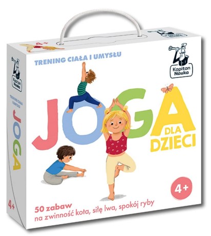 Przejdź do produktu Kapitan Nauka — Joga dla dzieci 4+. 50 kart z ćwiczeniami: równowaga, relaks i zabawa
