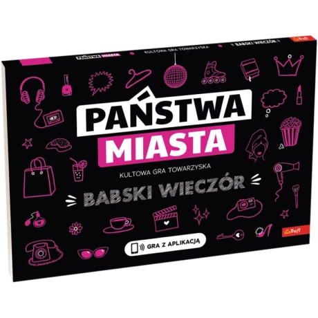 Przejdź do produktu Państwa–Miasta: Babski Wieczór – Gra Towarzyska dla 12+ (TREFL)