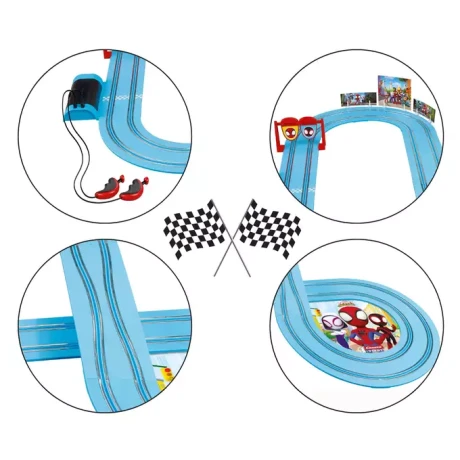 Przejdź do produktu Carrera First Spidey Go Spidey Go! 2,9 m – Tor Wyścigowy Spider-Man + 2 Autka