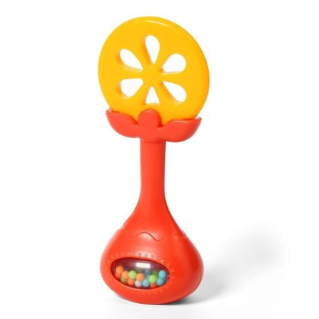Przejdź do produktu 499/01 GRYZAK Z GRZECHOTKĄ EDUKACYJNY JUICY ORANGE BabyOno