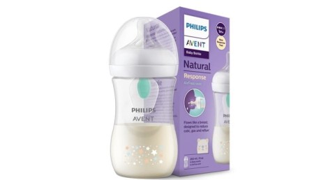 Przejdź do produktu SCY673/81 BUTELKA RESPONSYWNA NATURAL Z WENTYLEM AIR FREE 260 ML SŁOŃ