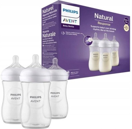 Przejdź do produktu SCY903/03 BUTELKA RESPONSYWNA NATURAL 3x260ML
