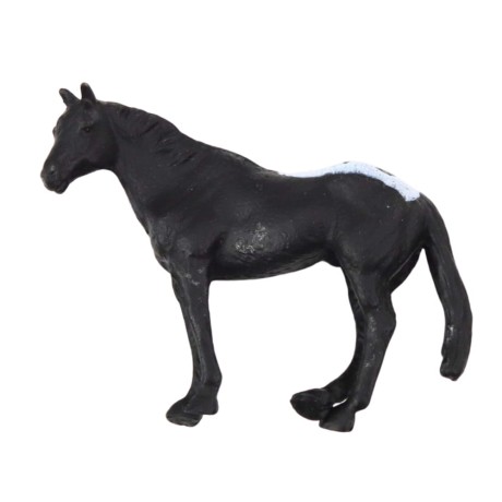 Przejdź do produktu Zestaw Mini Figurki Konie Rasy Brązowy Czarny Szary 5-6cm 6szt